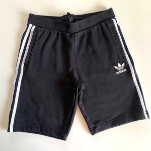 size S-M boys adidas trefoil Logo Printing Big Boys Drawstring Sports Shorts Bla